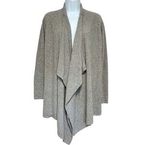 Barefoot Dreams CozyChic Lite Ribbed Island‎ Wrap Cardigan Sweater Womens S/M